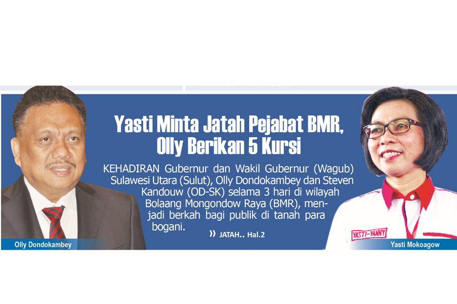 Yasti Minta Jatah Pejabat BMR, Olly Berikan 5 Kursi